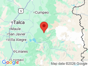 Map of Site Report: Altos de Lircay Reserva Nacional, Chile